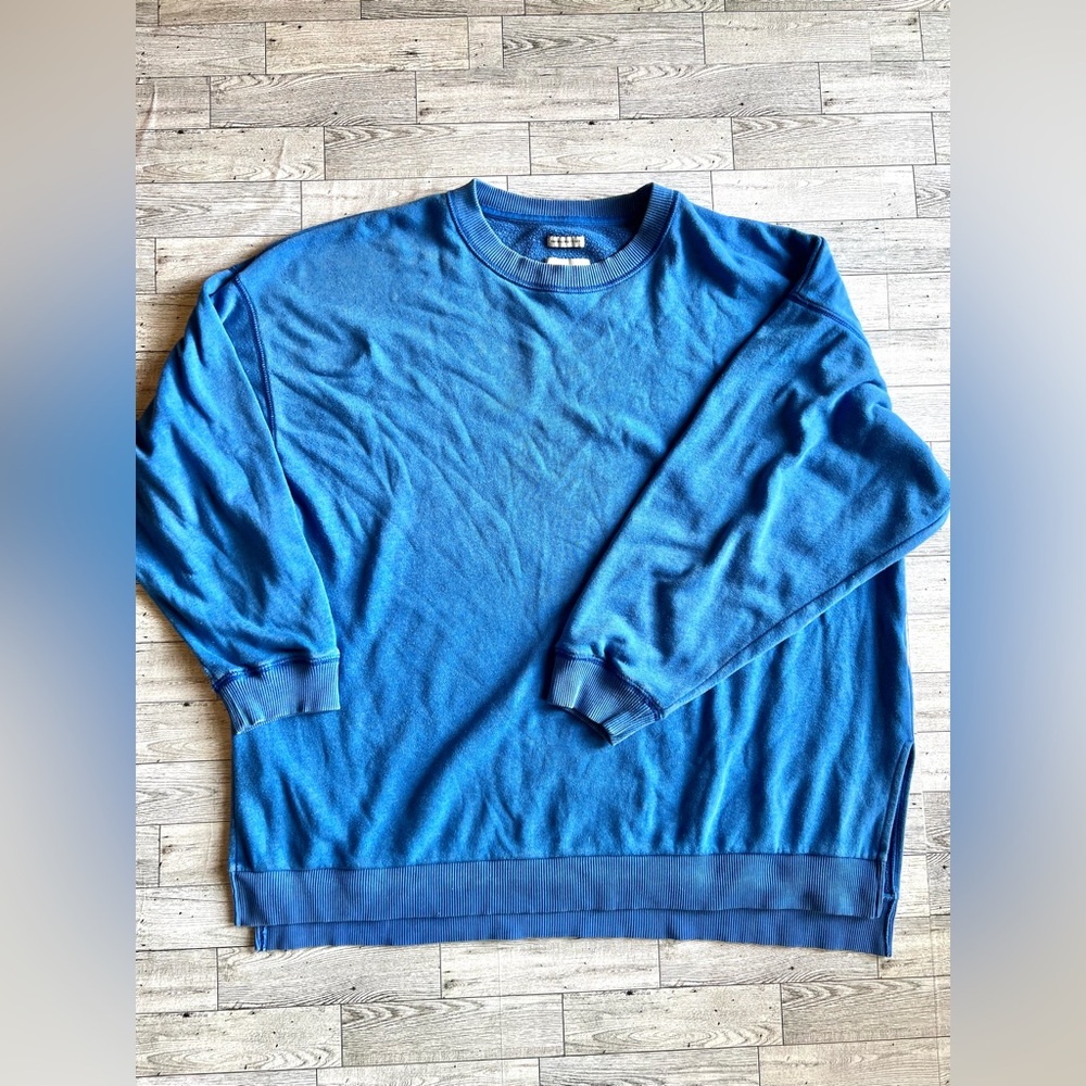 Perfect Blue Overzised Crewneck
